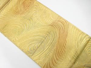 流水模様織り出し　袋帯